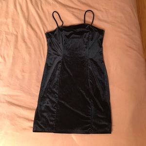 Little Black Velvet Dress